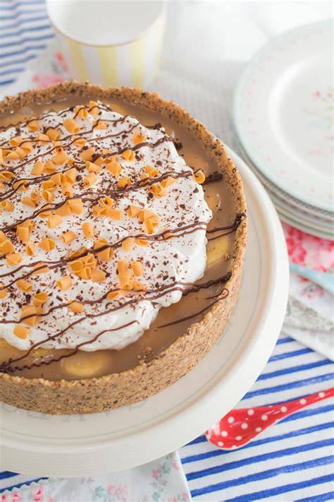 Tarta Banoffee con plátano y toffee
