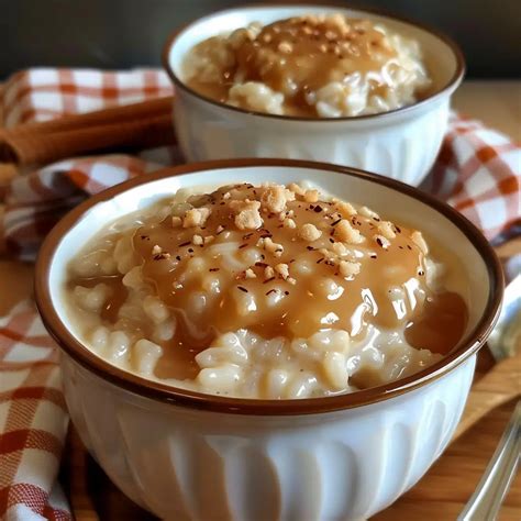 Arroz con leche caramelizado