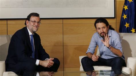 Mariano Rajoy y Pablo Iglesias en el Congreso