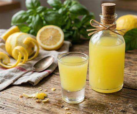 Botellas de Crema de Limoncello casera