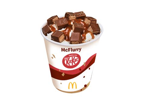 Imagen de un McFlurry de Kit Kat casero
