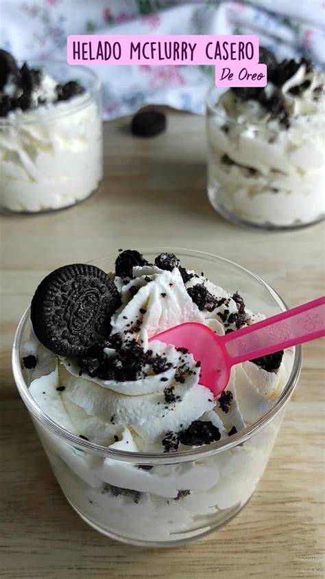 Variantes de toppings para McFlurry casero