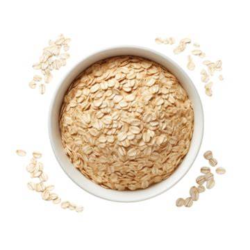 Imagen de un tazón de copos de avena