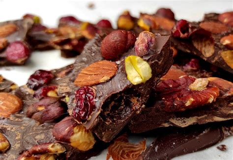 Frutos secos variados para chocolate
