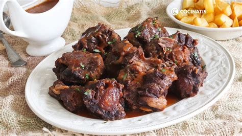 Proceso de cocción del rabo de toro