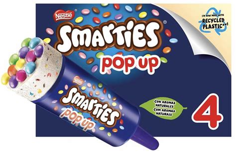 Helado Smarties Push Up