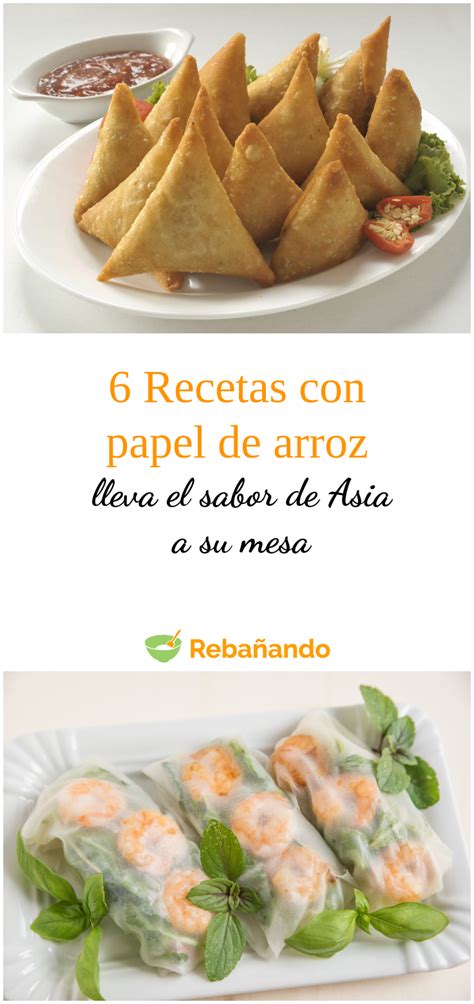 Platillos asiáticos elaborados con harina de arroz