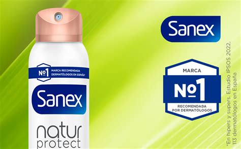 Envase de desodorante Sanex Natur Protect