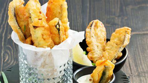 Berenjenas fritas en tempura