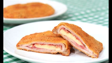 Cordon Bleu de lomo de cerdo, jamón y queso