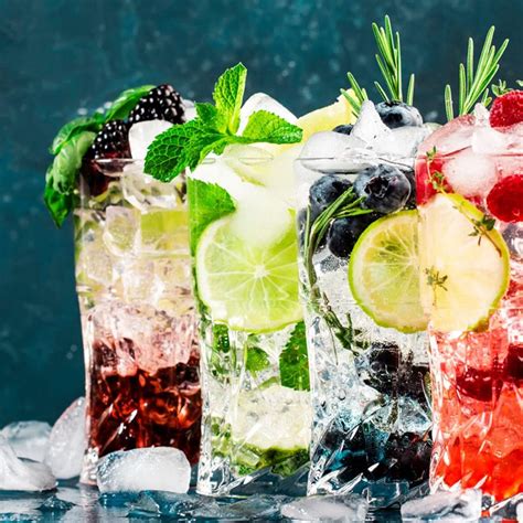 Bebidas sin alcohol refrescantes