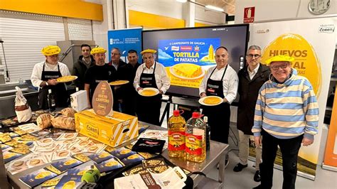 Presentación del II Campeonato de Galicia de Tortilla de Patatas con chefs y patrocinadores