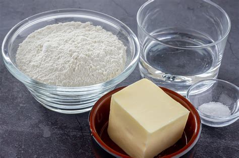 Ingredientes de la masa de hojaldre ultracongelada