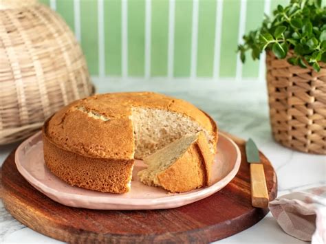 Bizcocho sin gluten recién horneado