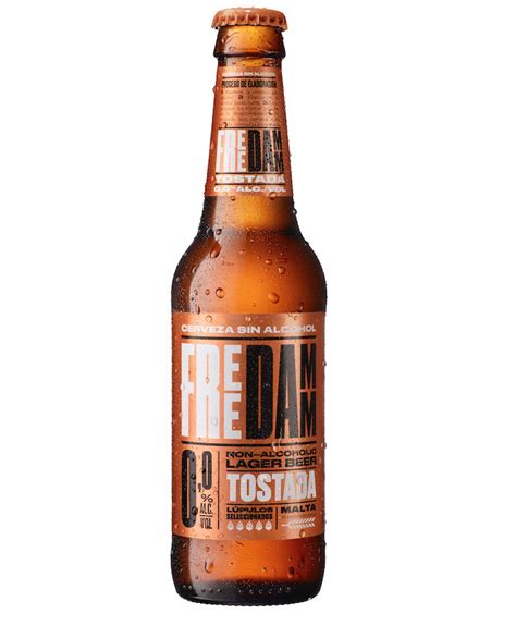 Botella de cerveza Free Damm Tostada