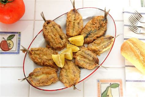 Sardinas abiertas rebozadas