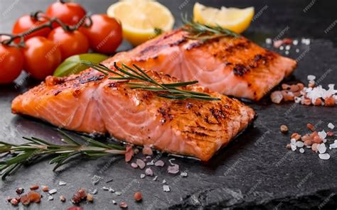 Salmón fresco y especias