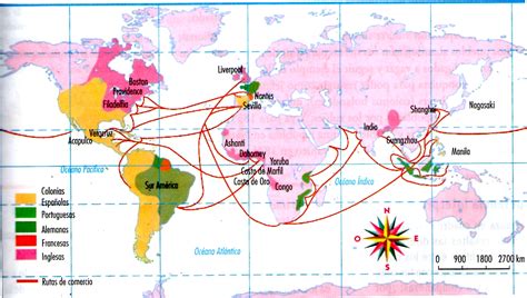Mapa de rutas comerciales del pan antiguo