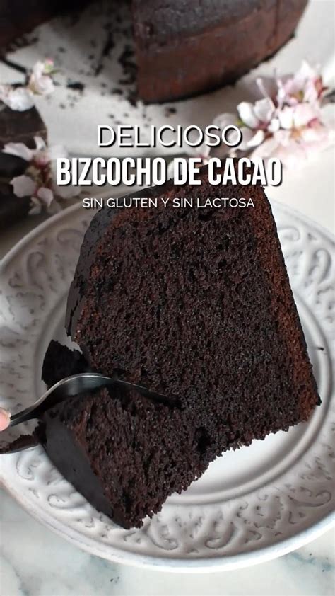 Ingredientes para bizcocho de cacao sin levadura