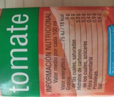 Comparación de valor nutricional entre zumo de tomate y otros zumos de frutas