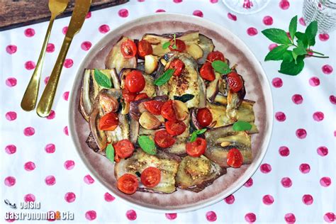Variación vegetariana con berenjena