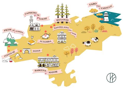 Mapa de la ubicación de Unquera en Cantabria, España