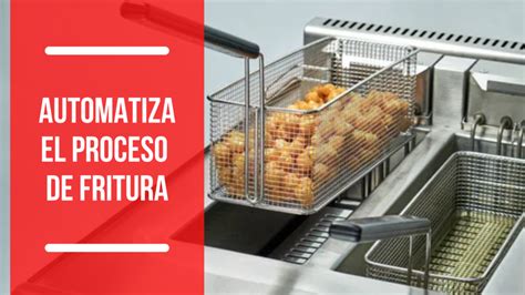 Proceso de fritura en freidora