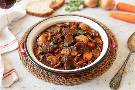 Ingredientes del Boeuf Bourguignon