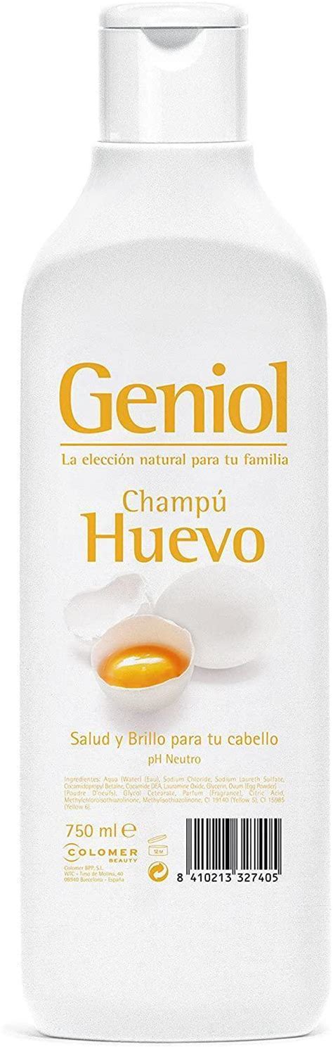 Envases antiguos del champú Geniol