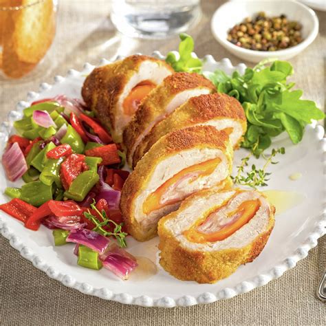 Rollitos de pavo y queso con diferentes rellenos