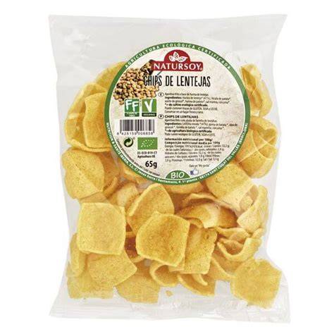 Chips de lentejas ecológicos surtidos