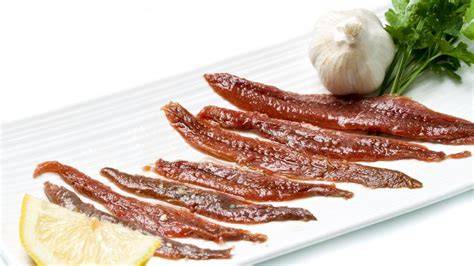 Anchoas sazonadas y listas para rebozar