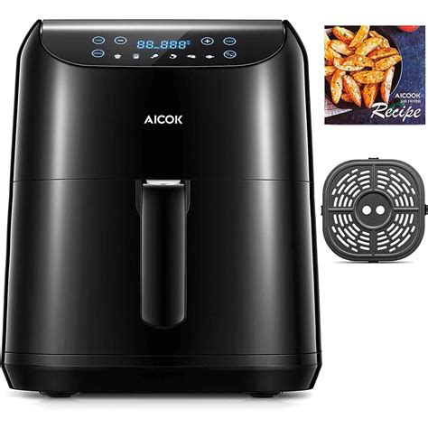 Freidora de aire Aicok en funcionamiento