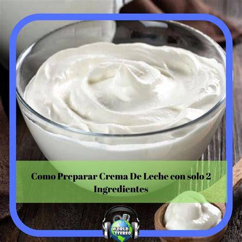 Ingredientes para crema de leche merengada