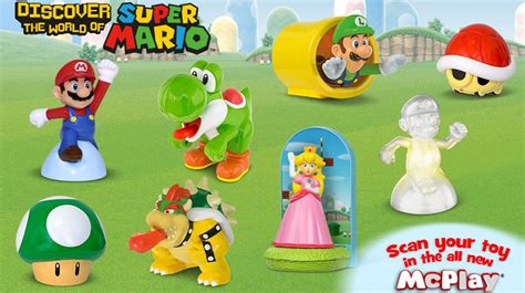 Juguetes de Super Mario Galaxy en McDonald's