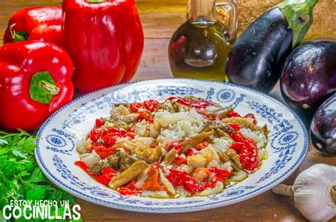 Plato de espencat con berenjenas asadas y bacalao