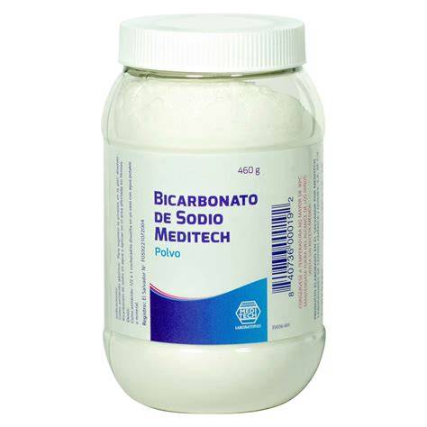Bicarbonato de sodio sobre la mancha