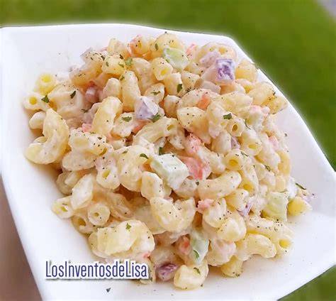 Ensalada de coditos terminada en un bol