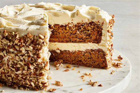 Carrot cake con crema de queso y nueces