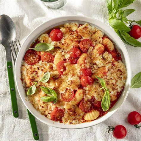 Ñoquis a la sorrentina gratinados