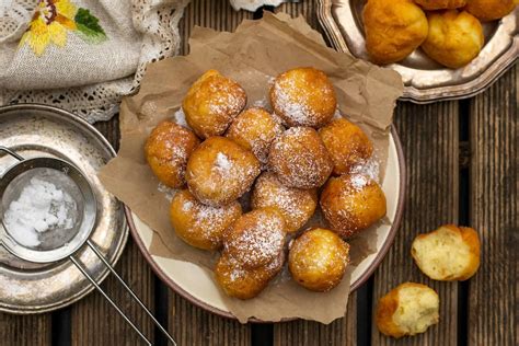 Diferentes tipos de buñuelos y sus rellenos