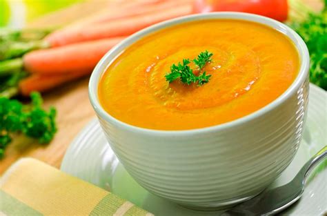 Crema de zanahoria con perejil
