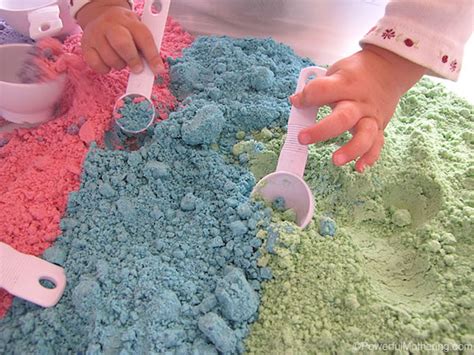 Ingredientes para hacer arena movediza casera