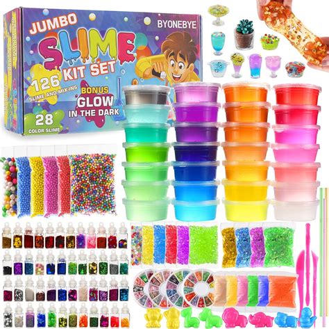 Slime de diferentes colores