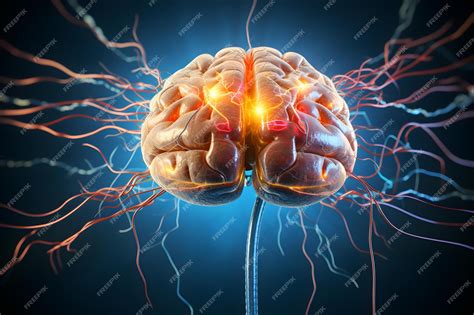 Representación del cerebro humano y sus conexiones neuronales