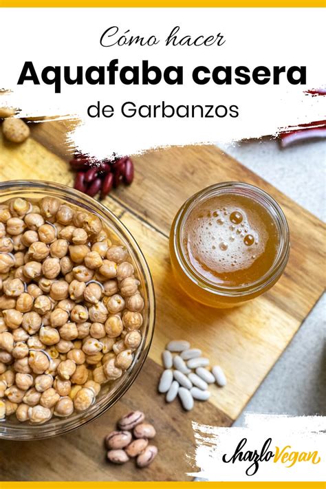Diagrama que muestra cómo se obtiene la aquafaba de los garbanzos