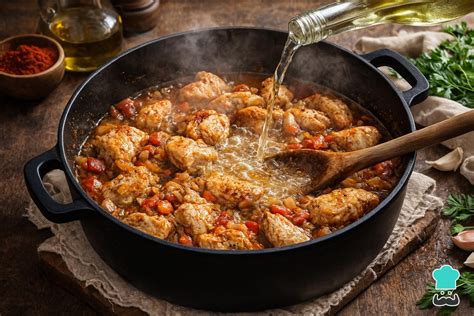Plato de estofado de pavo con salsa