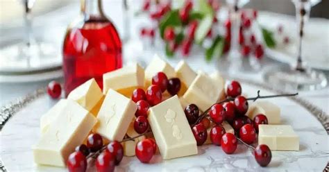 Chocolate blanco con frutas