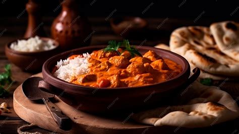 Plato de Chicken Tikka Masala con arroz