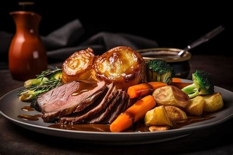 Plato de Sunday Roast completo